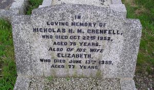 Nicholas Grenfell Gravestone