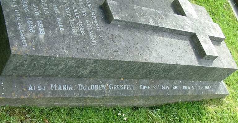 Grave of Maria Dolores Grenfell