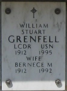 Gravestone William Stuart Grenfell