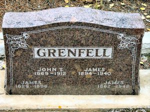 James Grenfell - d. 1896 John T Grenfell d. 1912 James Grenfell d. 1940 James Grenfell d. 1942