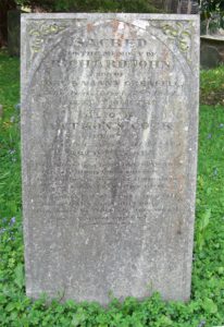 Gravestone - Richard John Grenfell d. 1854 Anthony Cock Grenfell - d. 1856