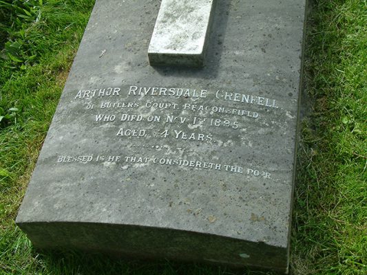 Beaconsfield - Arthur Riversdale Grenfell's gravestone