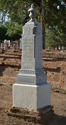 William Pascoe Grenfell Memorial Stone, La Grange Cemetery, Stanislaus County CA, USA