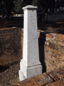 Josephine Grenfell memorial stone La Grange Cemetery, Stanislaus County, CA USA